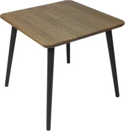 Stolik drewniany, dębowy. Kwadratowy stolik kawowy Ash Grey,