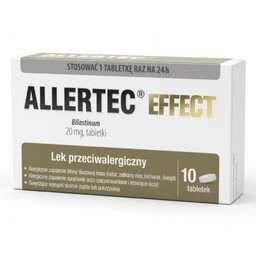 Allertec Effect 20mg, 10 tabletek