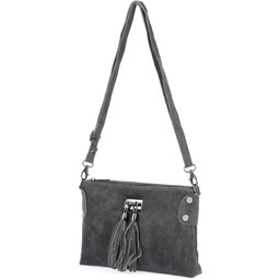 Listonoszka skórzana BELTIMORE X52 szara