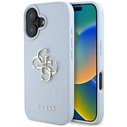 Etui iPhone 16 Guess niebieskie