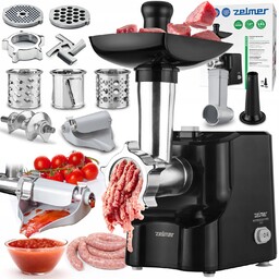 Maszynka Do Mielenia Mięsa Zelmer ZMM1530B Z Szatkownicą