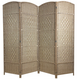 Parawan pokojowy dekoracyjny kotara 4 skrzydła 180x200 beż