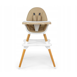Milly Mally Krzesełko do karmienia 2w1 Malmo Beige