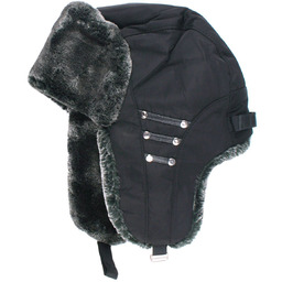 Ciepła, Zimowa Czapka z Uszami (Pilotka) - Jarek