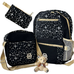 Plecak 3w1 szkolny miejski młodzieżowy tornister torba piórnik