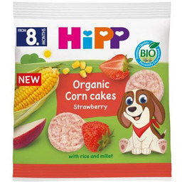 HiPP BIO Ekologiczne wafelki zbożowe truskawkowe od 8.