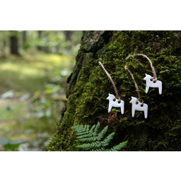 Pakamera Koniki ceramiczne zawieszki, zestaw 3 koników