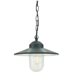 Norlys - Karlstad Zewnętrzna Lampa Wisząca Czarna