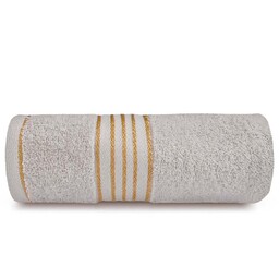 Darymex Ręcznik Tiwano 70x140 popielaty jasny z bordiurą