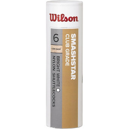Wilson Smashstar Shuttlecocks piłka do badmintona, 6 sztuk