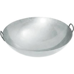 Patelnia wok 710x220 mm stal walcowana z uchwytami