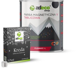 Adeco Farba magnetyczna v tablicowa do ścian 1L