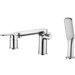 KUCHINOX Bateria nawannowa DIMA 3-otworowa chrom BQD_013D