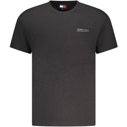 TOMMY HILFIGER KOSZULKA Z KRÓTKIM RĘKAWEM MĘSKA CZARNA