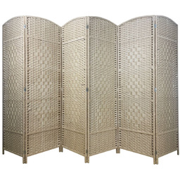 Parawan pokojowy dekoracyjny kotara 6 skrzydeł 180x300 beż
