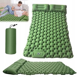 Materac Samopompujący Turystyczny Ultralekki Wbudowana Pompka 200x130CM