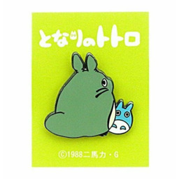 Przypinka Ghibli - Big & Small Totoro (My