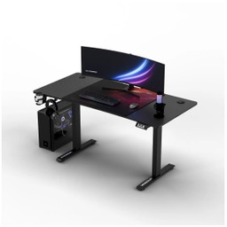 Ultradesk LEVEL V2 140cm Regulacja wysokości Czarno-czerwony Biurko