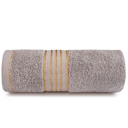 Darymex Ręcznik Tiwano 70x140 popielaty z bordiurą