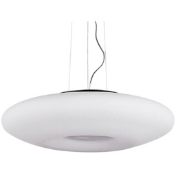 Lampa wisząca szklana biała 4-punktowa AZ0278 z serii