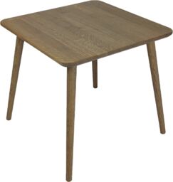 Stolik drewniany, dębowy. Kwadratowy stolik kawowy