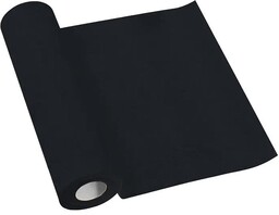 Bieżnik papierowy Airlaid czarny, 0,4 x 24m