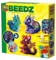Zestaw kreatywny SES Creative Koraliki Smoki 06208