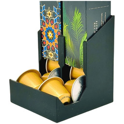 Elegancki stojak na kapsułki kawowe Nespresso