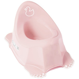 Tega Baby, Nocnik antypoślizgowy z pozytywką, Kaczka, Jasnoróżowy