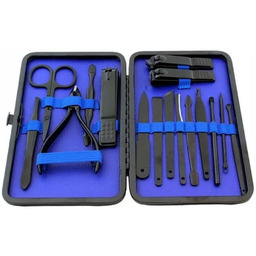 Zestaw do paznokci manicure pedicure, twarzy nożyczki cążki