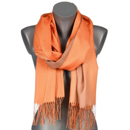 Szalik damski szal błyszczący ZŁOTA NITKA z frędzlami