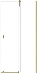 BESCO Kabina prysznicowa WALK-IN VAYO GOLD 130x200 złota