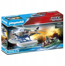 Playmobil City Action Policyjny Samolot Wodny Pościg Za