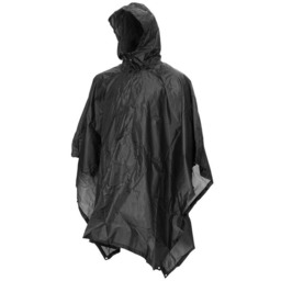 Mil-Tec Poncho Przeciwdeszczowe Basic Czarne