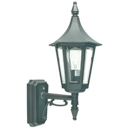 Norlys - Rimini/Milano Up Zewnętrzna Lampa Ścienna Czarna