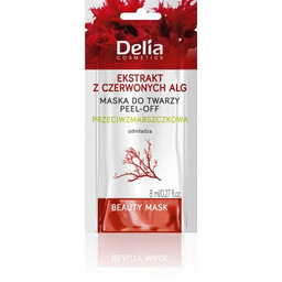 DELIA Beauty Maseczka peel-off do twarzy przeciwzmarszczkowa
