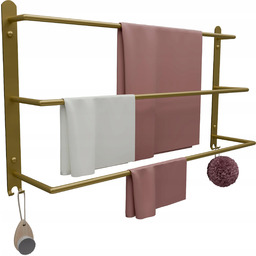 Wieszak Łazienkowy na ręczniki Ścienny Drabinka 60 cm