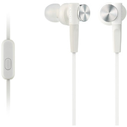 Słuchawki SONY MDRXB55APW.CE7, biały