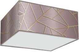 Sufitowa lampa ZIGGY MLP7588 Milagro nowoczesny plafon różowy