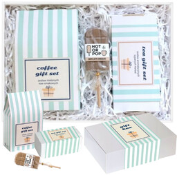 Gotowy zestaw prezentowy Biały GiftBox herbata sypana PREMIUM