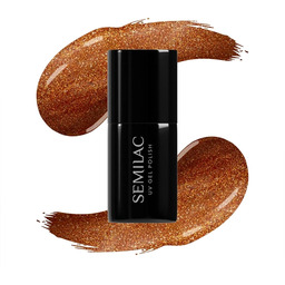 Semilac Lakier Hybrydowy 944 Glazed Cinnamon 7 ml