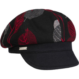 Czapka Kaszkiet Pioltella by Seeberger, czerwony, One Size