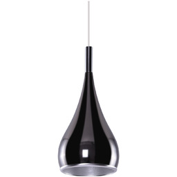 Lampa wisząca metalowa czarno-chromowa 15cm AZ0288 z serii