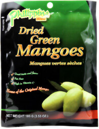 Suszone zielone mango 100g - Philippine Brand