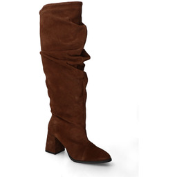 Kozaki Flisella 4228 Czekolada zamsz