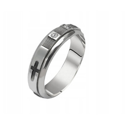 Różaniec srebrny z kamieniami nr M0801