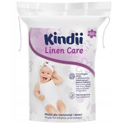 KINDII Linen care Płatki kosmetyczne, 50szt.