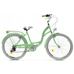 Rower miejski damski z przerzutkami DALLAS BIKE 26