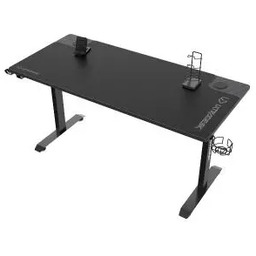 Ultradesk MOMENTUM 152cm Czarny Biurko gamingowe