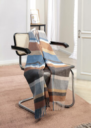 Biederlack Pled bawełniany Harmony Brown
